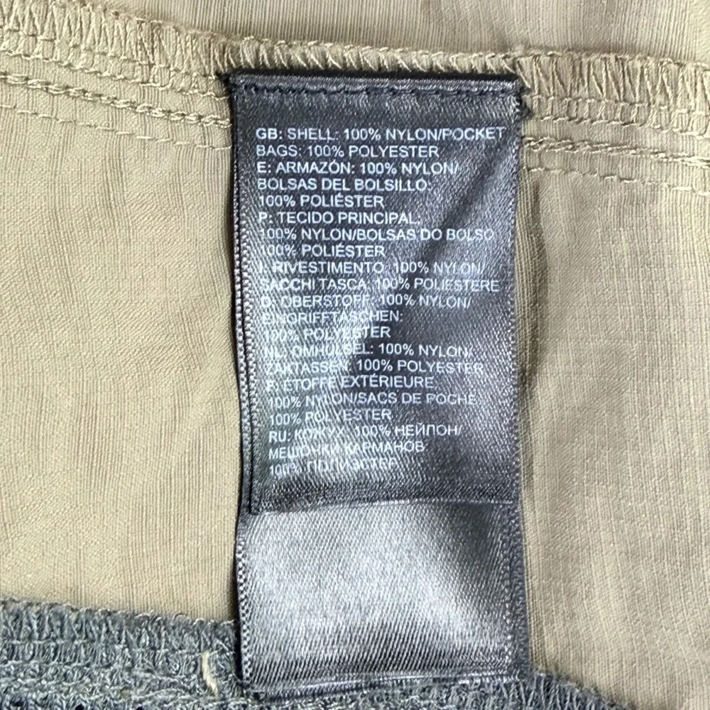 The North Face Cargo Shorts Men 38 Brown Nylon Hiking Outdoor Trail Pockets 9.5